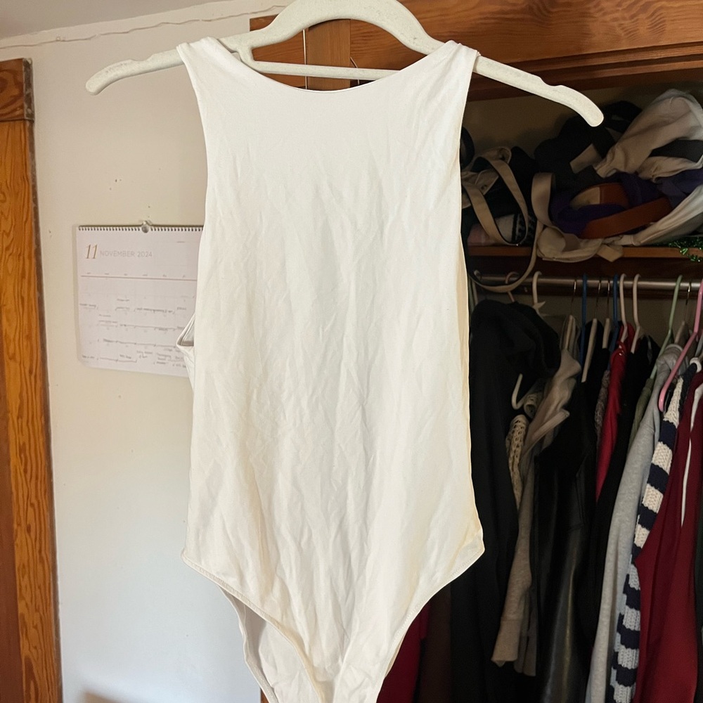 Zara White Bodysuit